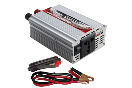 Инвертор автомобильный AVS "IN-600W", 600 Вт 43112