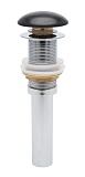 Донный клапан AQUAme AQM7002-0MB без перелива, черный матовый