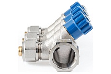 Коллектор с регулировочными вентилями PROFACTOR в/н 3/4&quot; х 3 вых 16 цанга PF MVP 268.3C