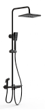 Душевая стойка Wonzon&Woghand WW-B3310-MB термостат, черный матовый