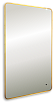 Зеркало Art&Max Siena S 60x100 с подсветкой, золото AM-SieS-600-1000-DS-F-Gold