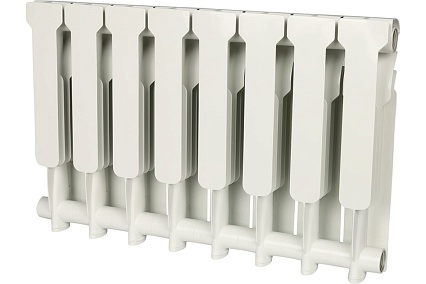 Алюминиевый радиатор Rommer Profi 350 AL350-80-80-080 8 секций RAL9016 86622