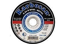 Диск отрезной по металлу 125x1.2x22 мм Karbosan 12580