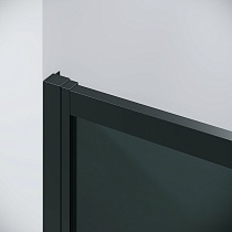 Душевая дверь Grossman Cosmo 100x195 тонированное, черный матовый 100.K33.02.100.21.10