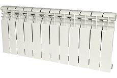 Алюминиевый радиатор Rommer Profi 350 AL350-80-80-080 12 секций RAL9016 86624