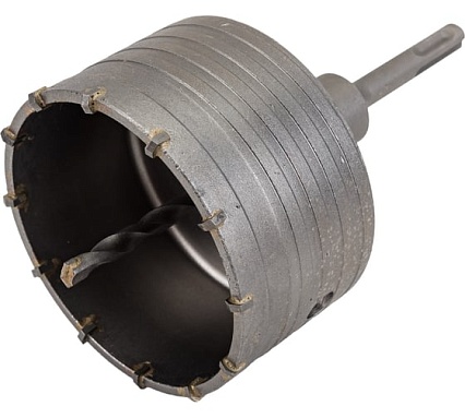 Коронка в сборе по бетону (100 мм; М22) Vertextools 222-0100