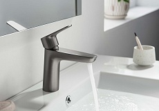 Смеситель для раковины Aquatek Бетта AQ1110BGM оружейная сталь