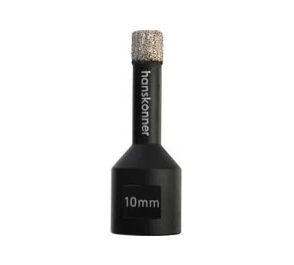 Коронка алмазная 10x60 мм, M14 для УШМ Hanskonner H1055-10-10