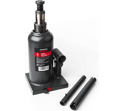 Домкрат бутылочный, двухштоковый, профессиональный RUNTEC 6 т, 190-480 мм TECHNIC RT-WJ6T