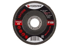 Круг лепестковый торцевой 115x22 мм, P100 Forsage F-FD4100M(19757)