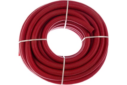 Гофрированный кожух COMAP ПНД D40/25 красная 48