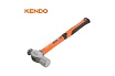 Молоток с круглым бойком KENDO с фибергласовой рукояткой, 450 г 25139