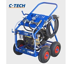 Установка опрессовочная в/давления C-TECH DN1520 (140 бар, до 1200 л/ч, 5.5 кВт, 380 В) мобильная NP1520ET3E4BP2P1 DN1520ET3E4BP2P1