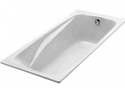 Чугунная ванна Jacob Delafon Repos 170x80см E2918-00 с антискользящим покрытием