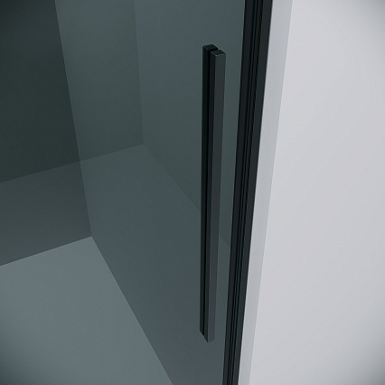 Душевой уголок Grossman Galaxy 120.K33.01.1370.21.10 130x70 тонированный, черный матовый