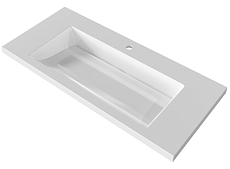 Раковина AQUAme Versalia Luxor 100 см белый 4670142930839