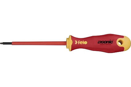Диэлектрическая отвертка Felo Ergonic квадрат SQ 1X100 41910090