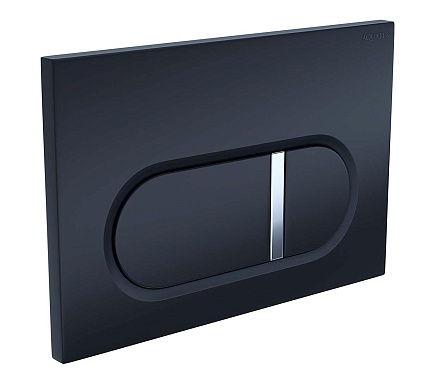 Подвесной унитаз SET Aquatek Мия-MB-045 4в1, кнопка черный матовый