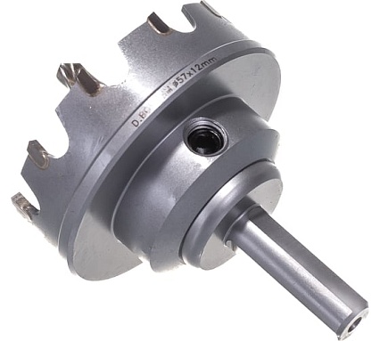 Коронка по металлу HM (57х12 мм; хвостовик 10 мм; комплект) D.BOR HS-HM-12-057-T