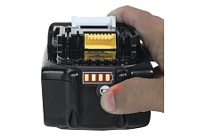 Аккумулятор Makita BL1850B LXT 18 В, 5 Ач, индикатор заряда, полиэтиленовый пакет, 1 шт 632G59-7