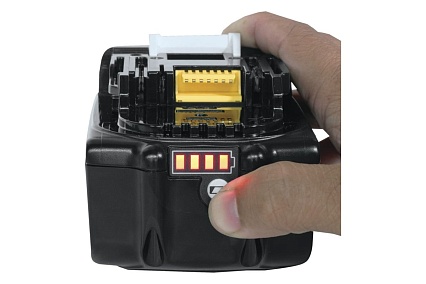 Аккумулятор Makita BL1850B LXT 18 В, 5 Ач, индикатор заряда, полиэтиленовый пакет, 1 шт 632G59-7
