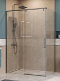 Душевой уголок BelBagno SOFT_CLOSE-1-AH-1-150/80-C-GM 150x80 прозрачный, оружейная сталь