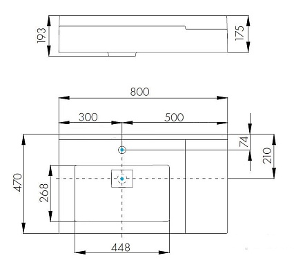 Раковина Акватон Сакура 80 см 1A71993KSK010