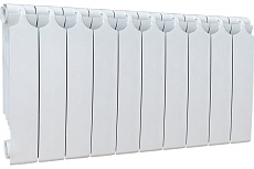 Радиатор биметаллический Теплоприбор с межосевым расстоянием 350мм, 10 секций BR1-350/10