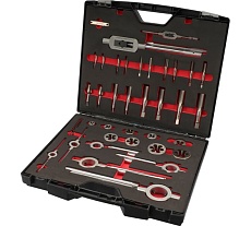 Набор метчиков и плашек H-Tools UNF 1/4 -1,0 HSS-G 37пр 245073HT