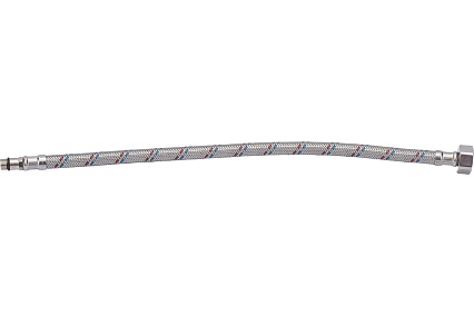Подводка для смесителей СТМ сталь, 1/2xM10x40 см., короткий. штуцер CWFSS040