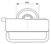 Держатель туалетной бумаги Nicolazzi Classica 1492NS