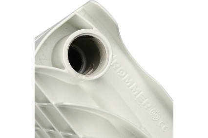 Биметаллический радиатор Rommer Optima BM 500 6 секций RAL9016 89571