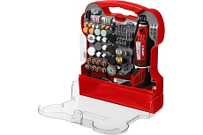 Электрический гравер Зубр с набором мини-насадок, 172 предмета ЗГ-130ЭК H172