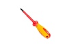 Отвертка Insulated SL4,0x100 мм Matrix CrMo, до 1000 В, двухкомп.рукоятка// PROFESSIONAL 12916