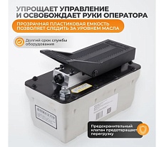 Пневмогидравлический насос Wiederkraft WDK-85100
