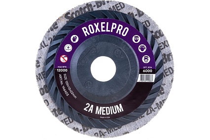 Круг нетканый прессованный ROXPRO (125х13х22 мм; Triммable; 2A; Medium) RoxelPro 146403