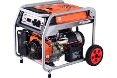Бензиновый генератор Tor KM9500H 7,0кВт 220В 27л с кнопкой запуска и колесами 1011099