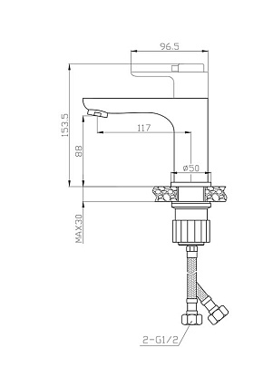 Душевой набор Orange Thermo T19-311cr 3в1, хром