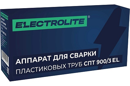 Сварочный аппарат для пластиковых труб Electrolite СПТ 900/3 EL (900 Вт, насадки 20-32 мм, регулировка температуры) 6081