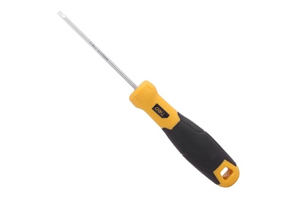 Шлицевая отвертка Deli SL3х75мм DL6330751 Cr-V, магнит, TPR+PP ручка 98345