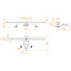 Трап для душа RGW SDR-50B 100 см черный 76215010-04