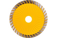 Диск алмазный отрезной Турбо волна (125x22.2x2x10 мм) Kranz KR-90-0131