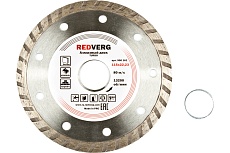 Круг алмазный сплошной TURBO по бетону и кирпичу (115х22.23 мм) Redverg 6621288