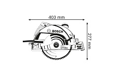 Дисковая пила Bosch GKS 235 Turbo 0.601.5A2.001