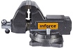 Поворотные слесарные тиски Inforce 115 мм 05-23-09