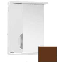 Зеркальный шкаф SanMaria Милан 50 L шоколадный