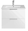 Тумба с раковиной Kerama Marazzi Piano 65 см белый глянцевый