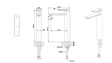 Смеситель для раковины Bravat Eddie F1369402BW-A9-ENG черный