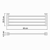 Полка WasserKRAFT Lippe K-6511