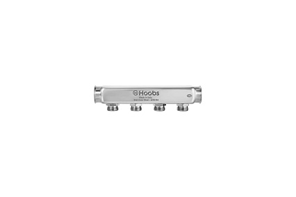 Коллектор Hoobs нержавеющая сталь, без регулировки, 1"х3/4"-8 выходов HB-INCGO-111508
